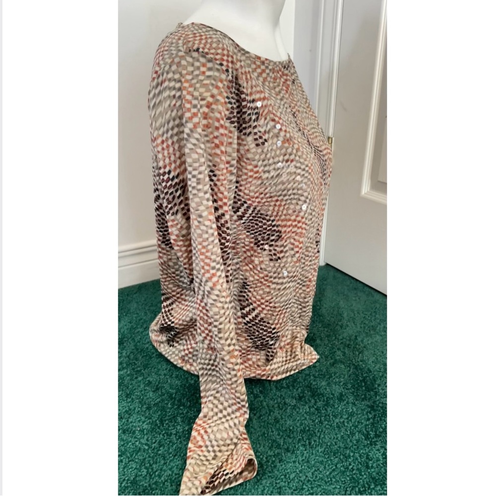 Quiet Shimmer on a Neutral Palette • Special Occasion Blouse • Jones New York - Picture 12 of 15